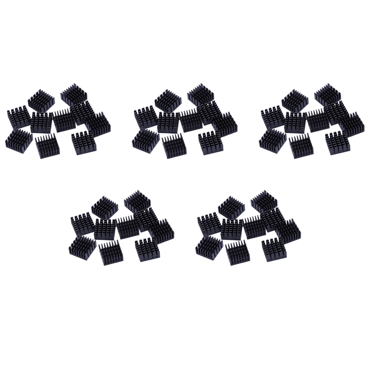 50 Pcs Black Aluminum Cooler Radiator Heat Sink Heatsink 20mm x 20mm x 10mm
50 Pcs Black Aluminum Cooler Radiator Heat Sink Heatsink 20mm x 20mm x 10mm