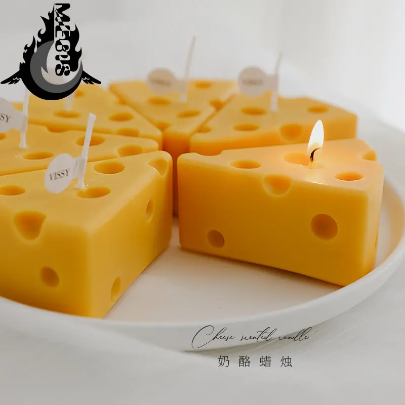 

wholesale Chesse Scented Candle For Decoration Wedding Decorative Aromatic Candles Hand Crafted Fragrance Candle Table