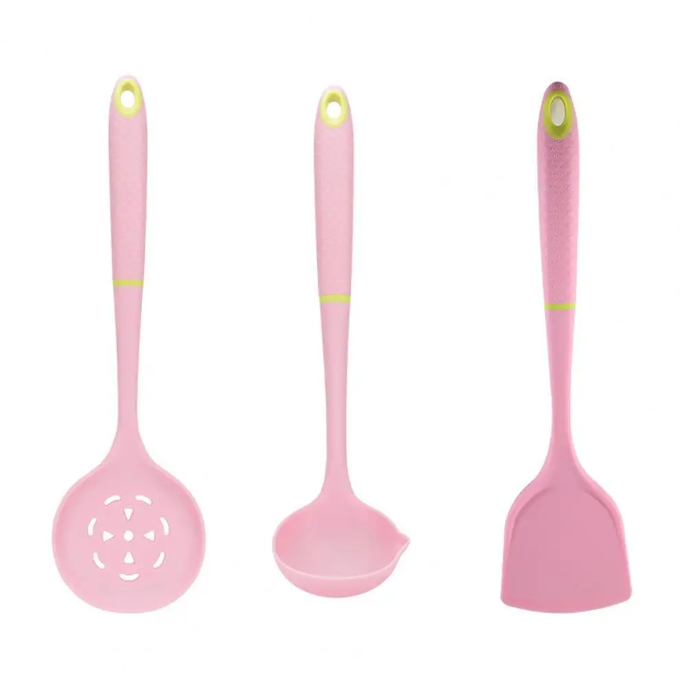 1 Set Non-stick Cooking Utensils Good Flexibility Silicone Soup Spoon Kitchen Utensils Set for Bakery
1 Set Non-stick Cooking Utensils Good Flexibility Silicone Soup Spoon Kitchen Utensils Set for Bakery
