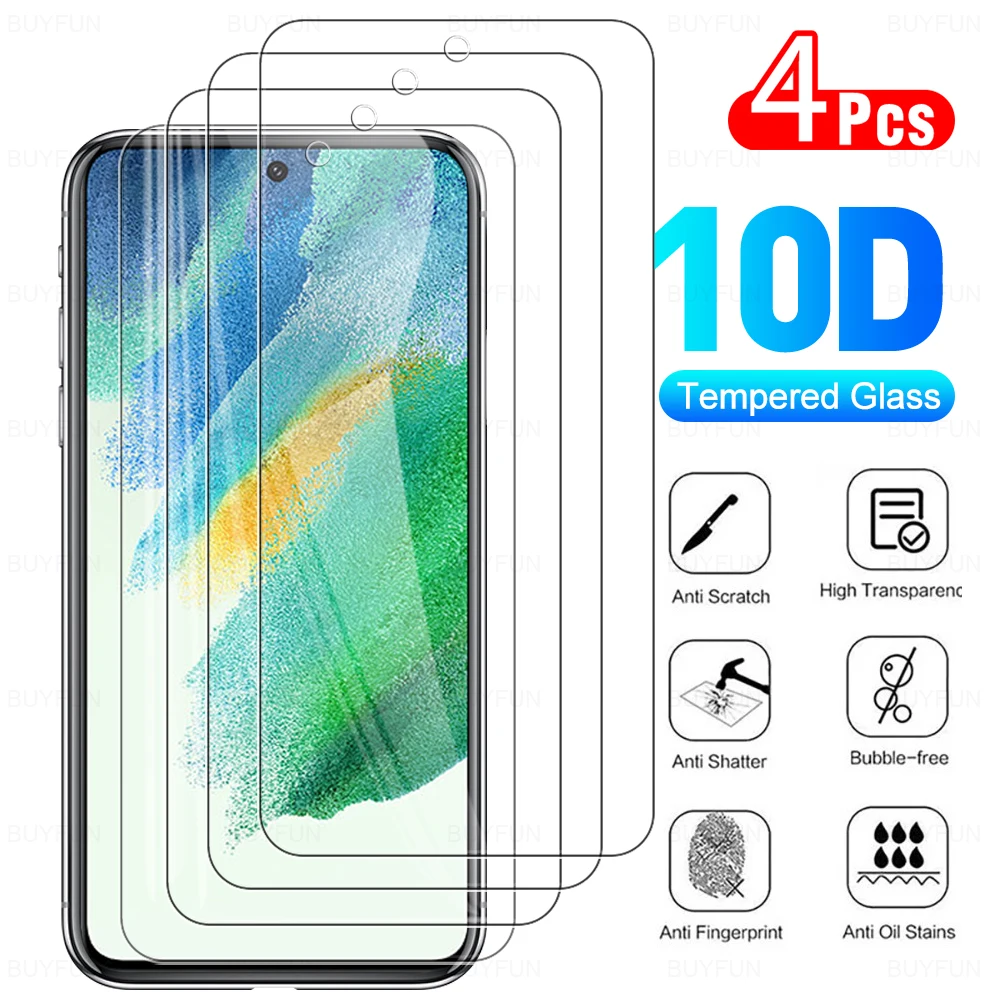 4 pcs tempered glass for Samsung Galaxy S21 FE 5G full cover screen protector protective glass on S20 FE S 20 21 fe 5G 9H film
4 pcs tempered glass for Samsung Galaxy S21 FE 5G full cover screen protector protective glass on S20 FE S 20 21 fe 5G 9H film