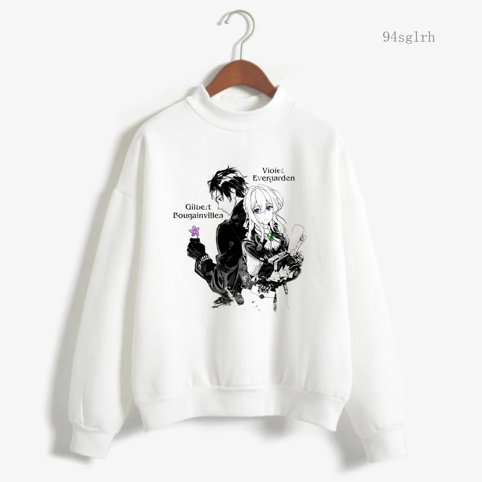 

Violet Evergarden Japanese Anime Printed Hoodie Women Harajuku Aesthetic Manga Graphic Sweatshirts Streetwear 90s Hoody Female