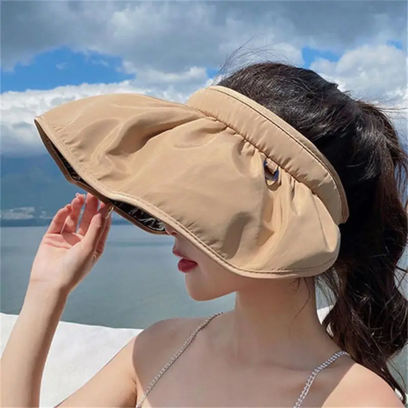 Summer Shell Sunshade Hat UV Protection Dual Use Hair Hoop Sun Hat For Women Outdoor Beach Soft Foldable Wide Brim Bucket Caps
Summer Shell Sunshade Hat UV Protection Dual Use Hair Hoop Sun Hat For Women Outdoor Beach Soft Foldable Wide Brim Bucket Caps