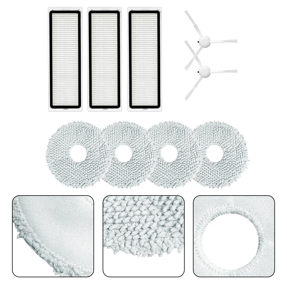 Main Brush Filters Side Brush Mop Cloth Kit For Dreame Bot L10s Pro S10 S10 Pro Sweeping Robot Vacuum Cleaner Dry And Wet Usage
Main Brush Filters Side Brush Mop Cloth Kit For Dreame Bot L10s Pro S10 S10 Pro Sweeping Robot Vacuum Cleaner Dry And Wet Usage