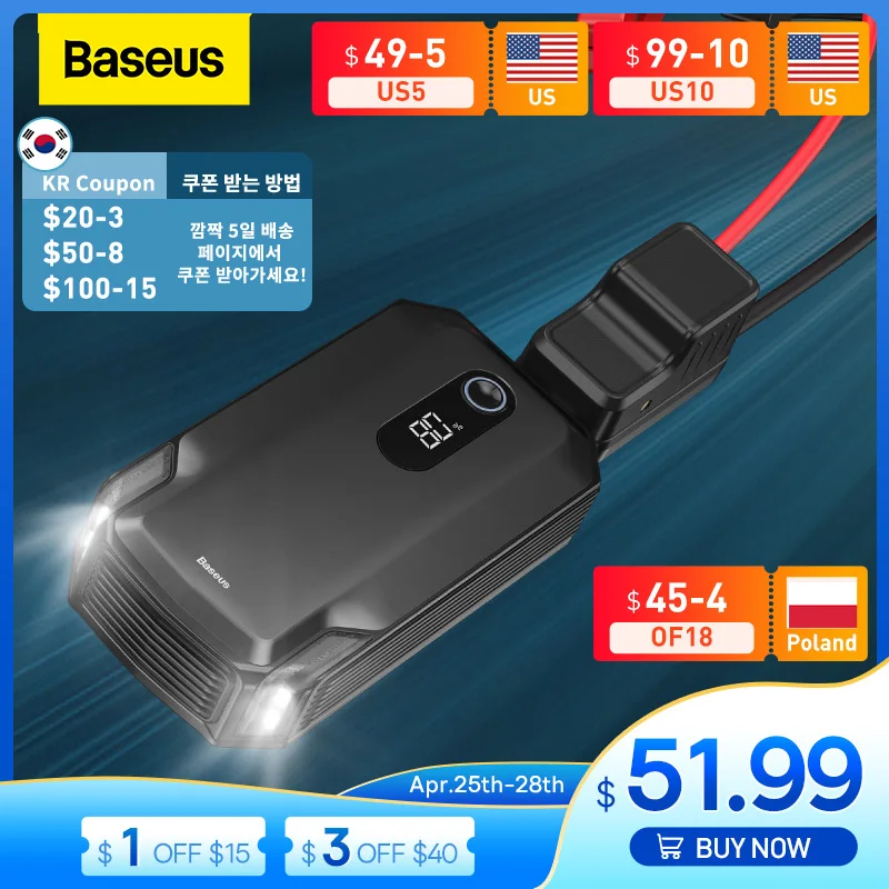 Car Jump Starter 20000mah 2000A Power Bank 10000mah 1000A Portable Car Battery Booster 12V Auto External Battery Charger
Car Jump Starter 20000mah 2000A Power Bank 10000mah 1000A Portable Car Battery Booster 12V Auto External Battery Charger