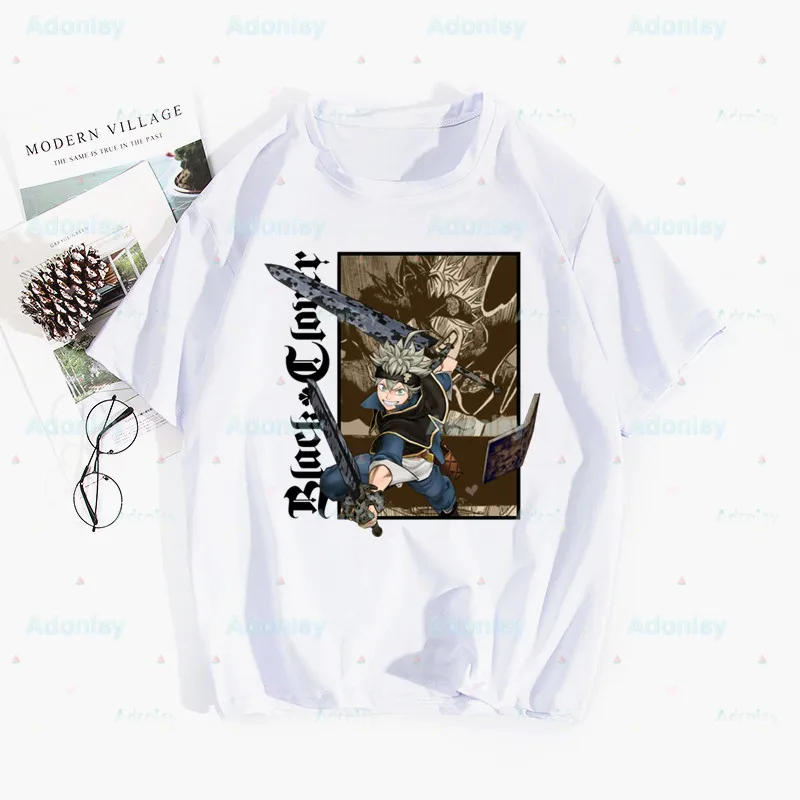 Black Clover Japanese Anime Ladies T-shirt Ladies Casual o-collar Yami Asta White Shirt Short Sleeve Ladies T-shirt Graphic
Black Clover Japanese Anime Ladies T-shirt Ladies Casual o-collar Yami Asta White Shirt Short Sleeve Ladies T-shirt Graphic
