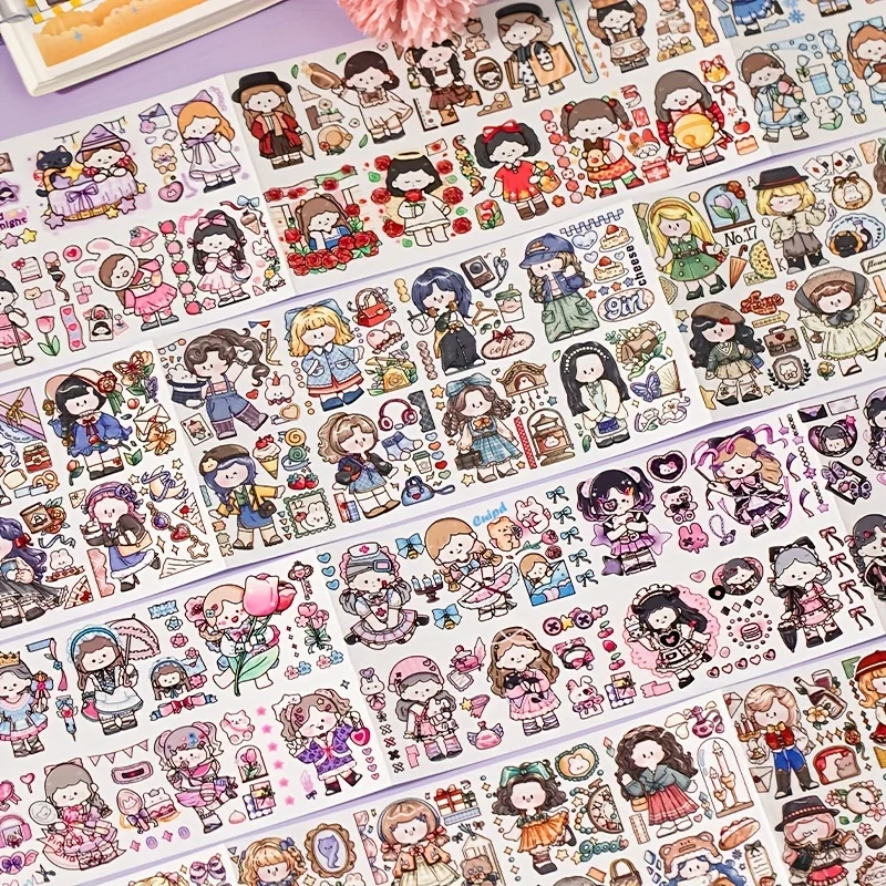 MOHAMM 1 Sheet Cute Cartoon Characters Wide Washi Tape Sticker for Scrapbooking DIY Art Crafts Collage Journaling Material
MOHAMM 1 Sheet Cute Cartoon Characters Wide Washi Tape Sticker for Scrapbooking DIY Art Crafts Collage Journaling Material