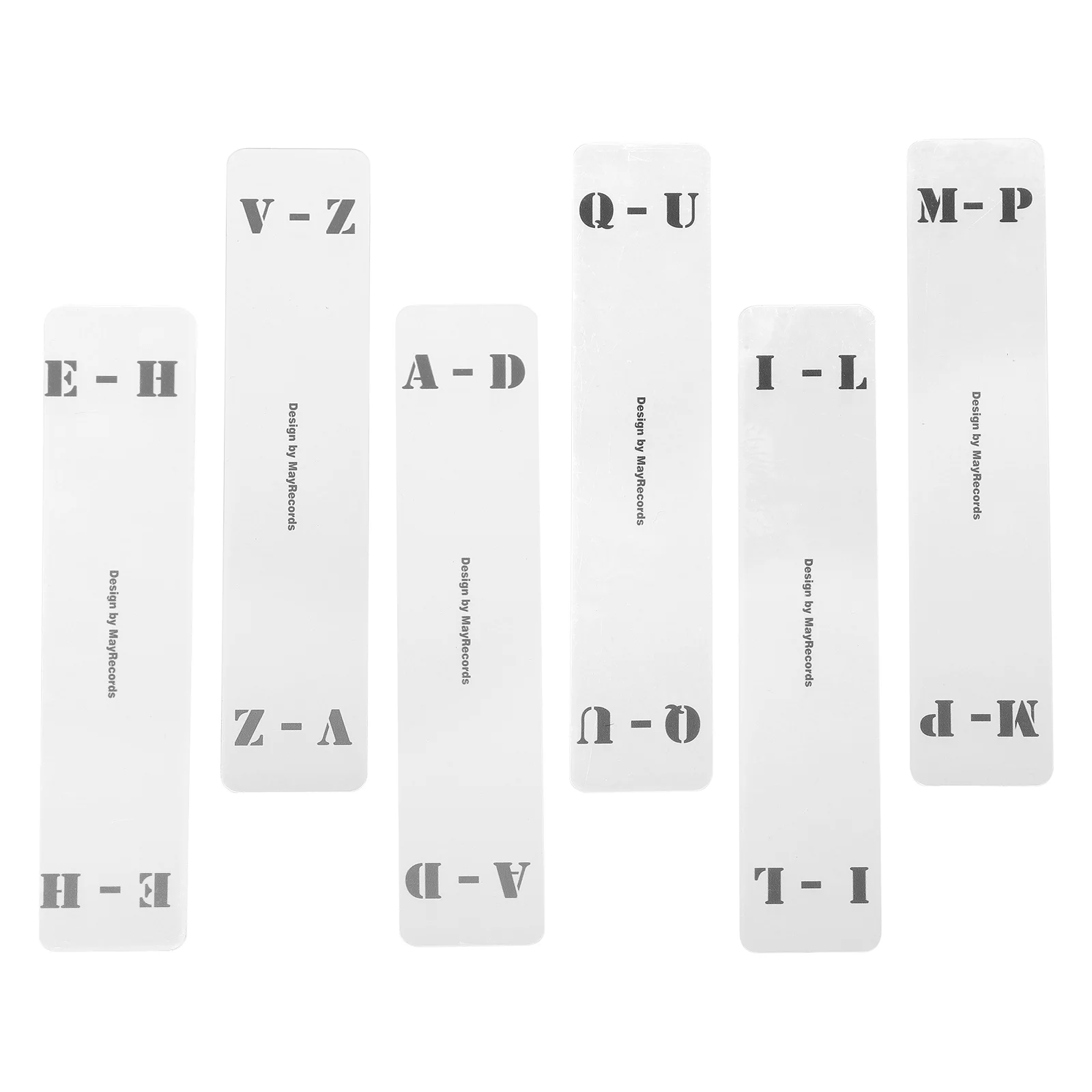 

Разделительная линия 6 шт., разделители полки, органайзер для карт с индексом, ярлык, акриловая Вертикальная табличка для хранения