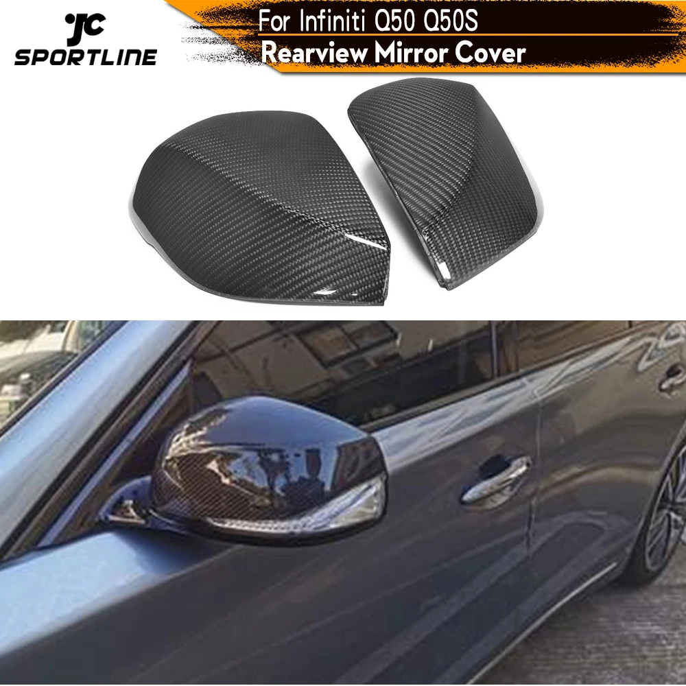 JC SPORTLINE Replacement Type Rearview Mirror Covers 1 pair For Infiniti Q50 Q50S Q50L 2013-2021 Black Mirror Housing Covers
JC SPORTLINE Replacement Type Rearview Mirror Covers 1 pair For Infiniti Q50 Q50S Q50L 2013-2021 Black Mirror Housing Covers