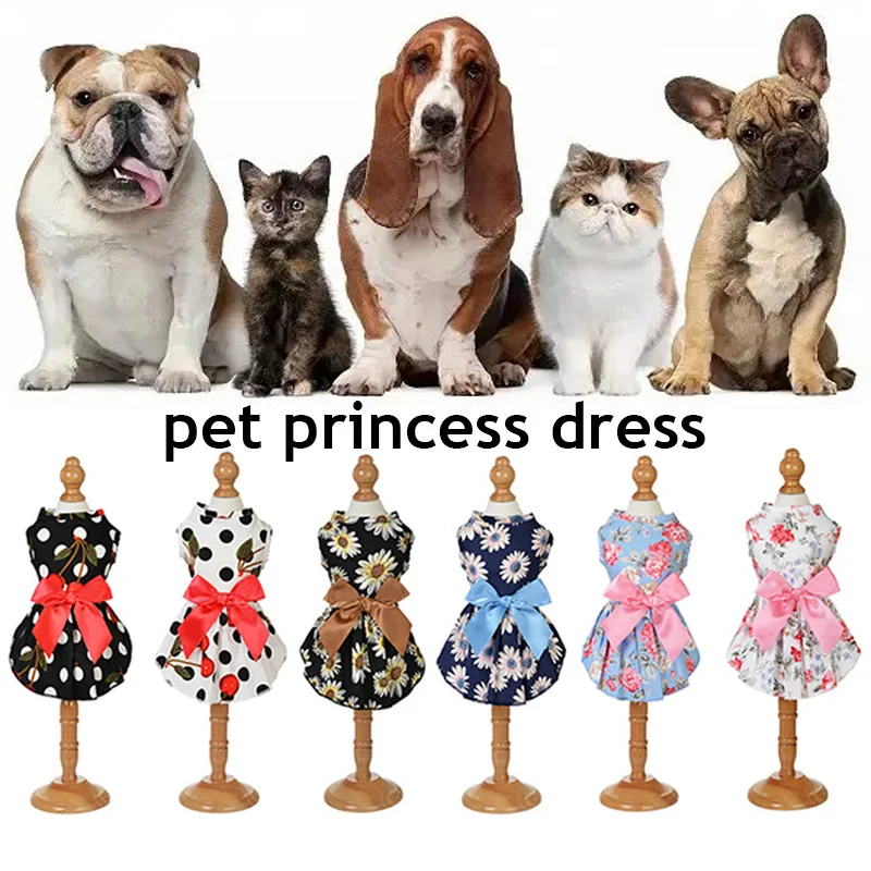 Spring Summer Dog Clothes Puppy Cotton Princess Dress Dogs Fashion Broken Flower Lovely Pattern Butterfly Dress Pet Clothes
Spring Summer Dog Clothes Puppy Cotton Princess Dress Dogs Fashion Broken Flower Lovely Pattern Butterfly Dress Pet Clothes