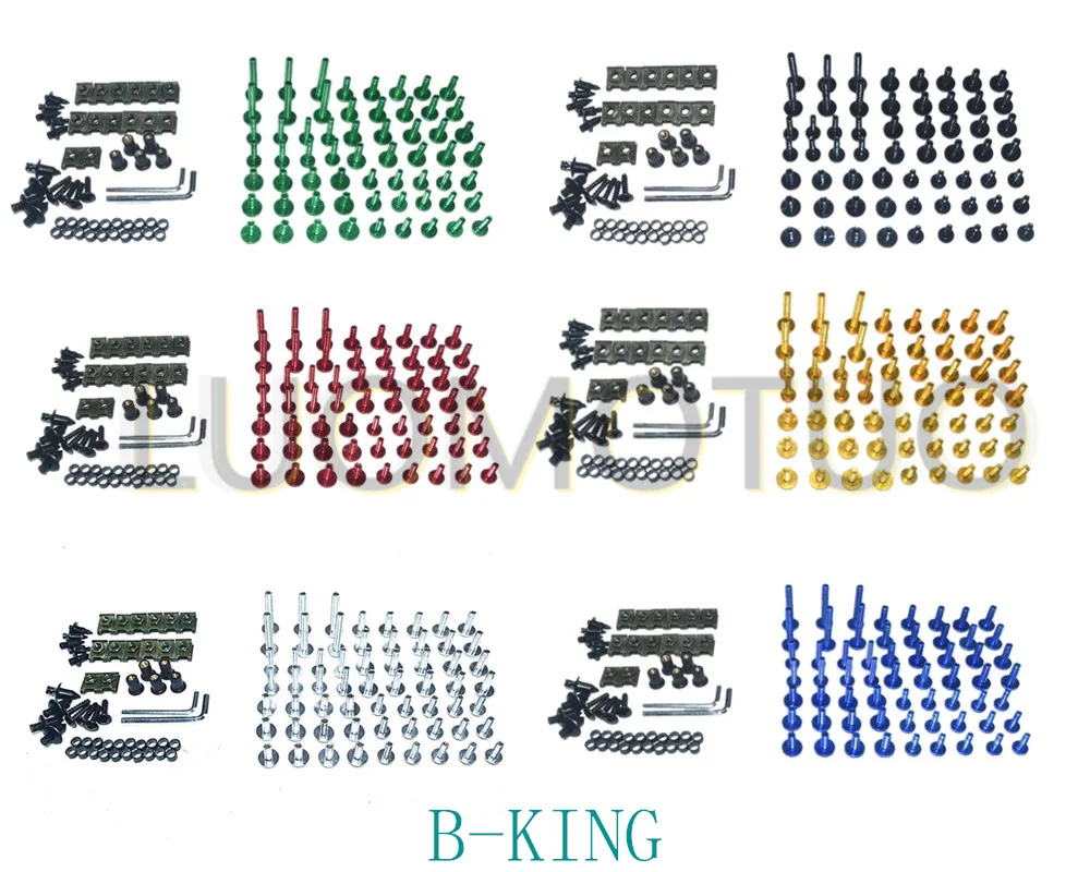 Motorcycle Complete Fairing Bolts Kit Bodywork Screws For Fit B-KING 2008 2009-2011
Motorcycle Complete Fairing Bolts Kit Bodywork Screws For Fit B-KING 2008 2009-2011