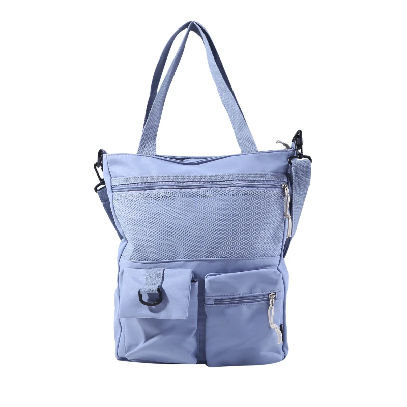 

Милая сумка на плечо для девушек, новая вместительная корейская модная Студенческая сумка через плечо, нейлоновая водонепроницаемая сумка, 2023