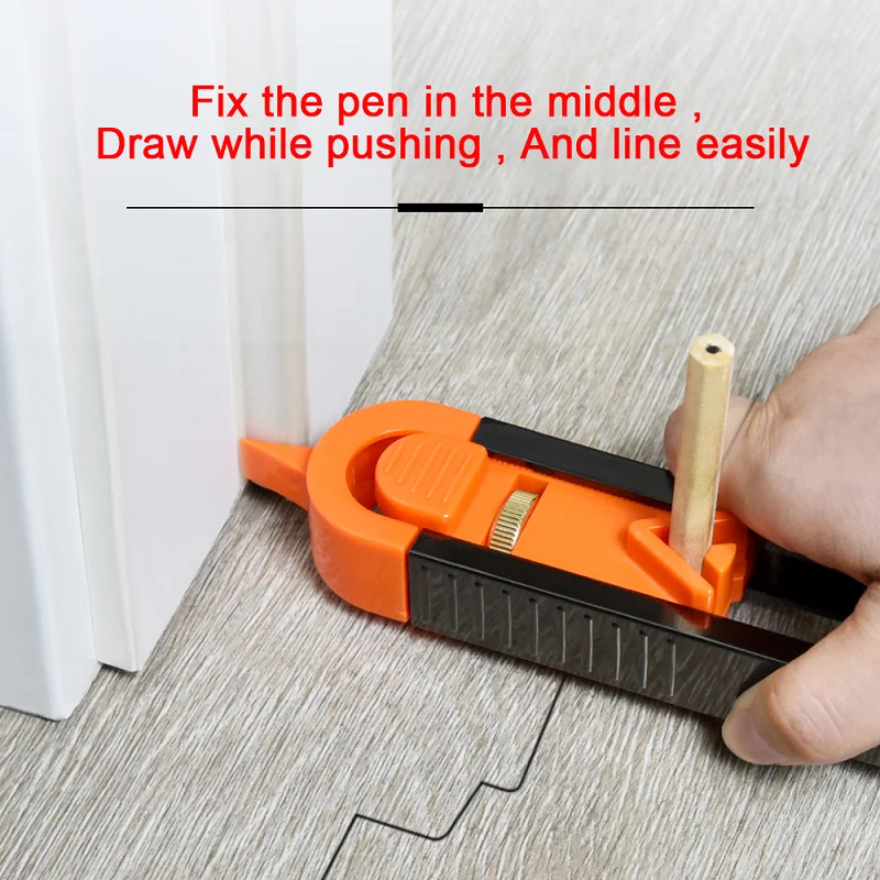 Profile Scribing Ruler Contour Gauge with Lock Adjustable Locking Precise Woodworking Measuring Gauge Measurement Gadgets
Profile Scribing Ruler Contour Gauge with Lock Adjustable Locking Precise Woodworking Measuring Gauge Measurement Gadgets
