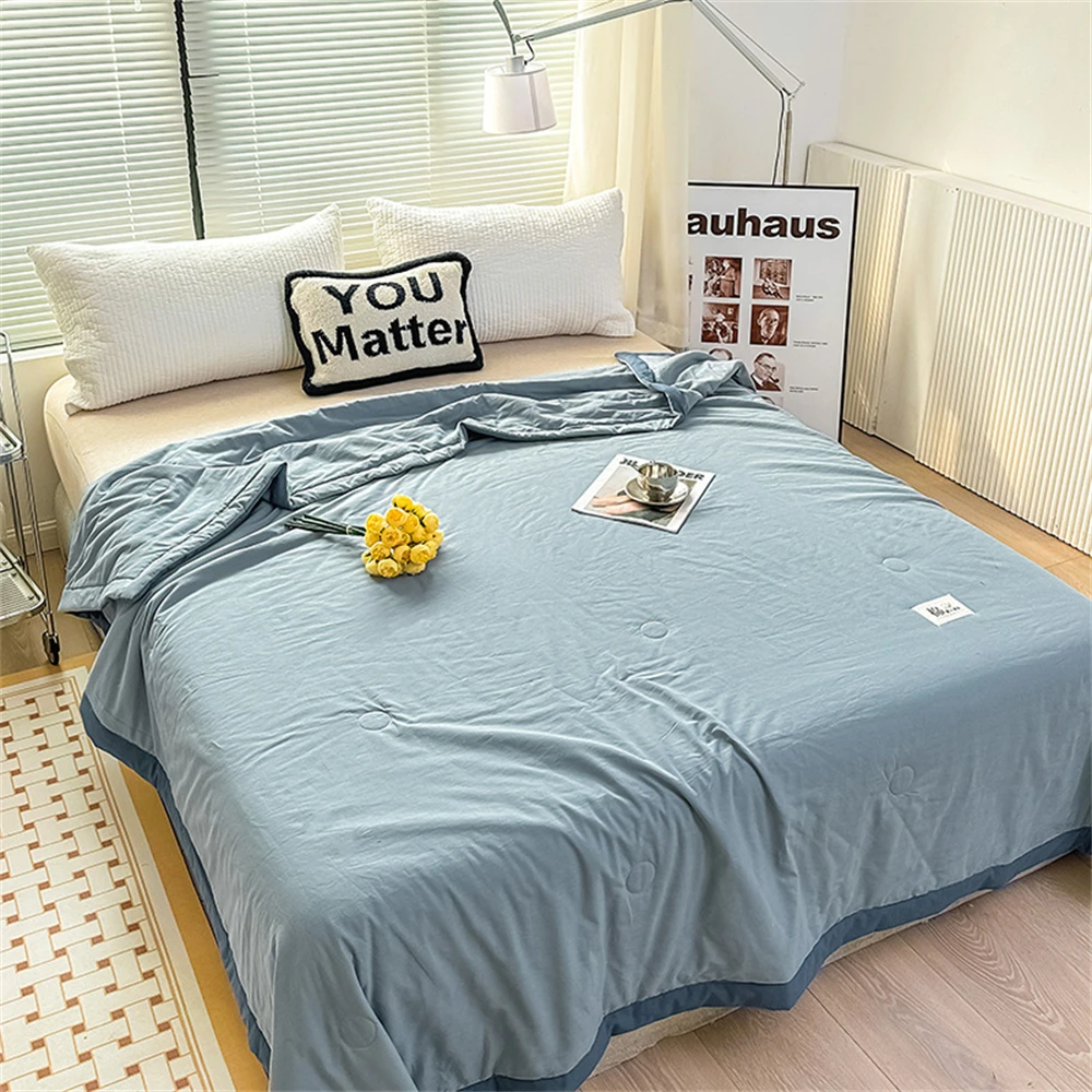 Cotton Summer Quilt Air Conditioning Throw Blanket Bedroom Soft Kids Child Thin Quilts Bedding Office Napping Blankets For Beds
Cotton Summer Quilt Air Conditioning Throw Blanket Bedroom Soft Kids Child Thin Quilts Bedding Office Napping Blankets For Beds