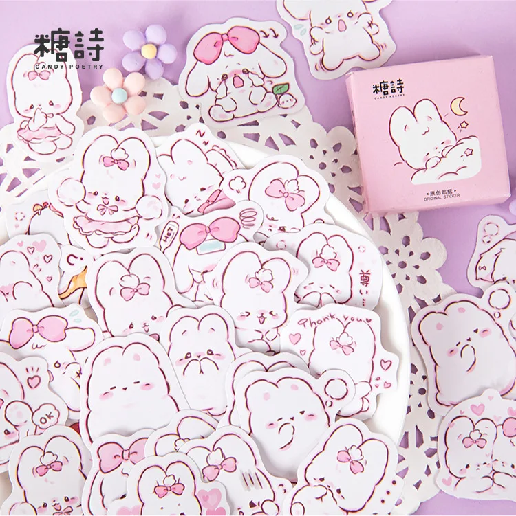 BULA 45 Pcs/box Cute Rabbit Daily Kawaii Decoration Stickers Planner Scrapbooking Stationery Korean Diary Stickers
BULA 45 Pcs/box Cute Rabbit Daily Kawaii Decoration Stickers Planner Scrapbooking Stationery Korean Diary Stickers