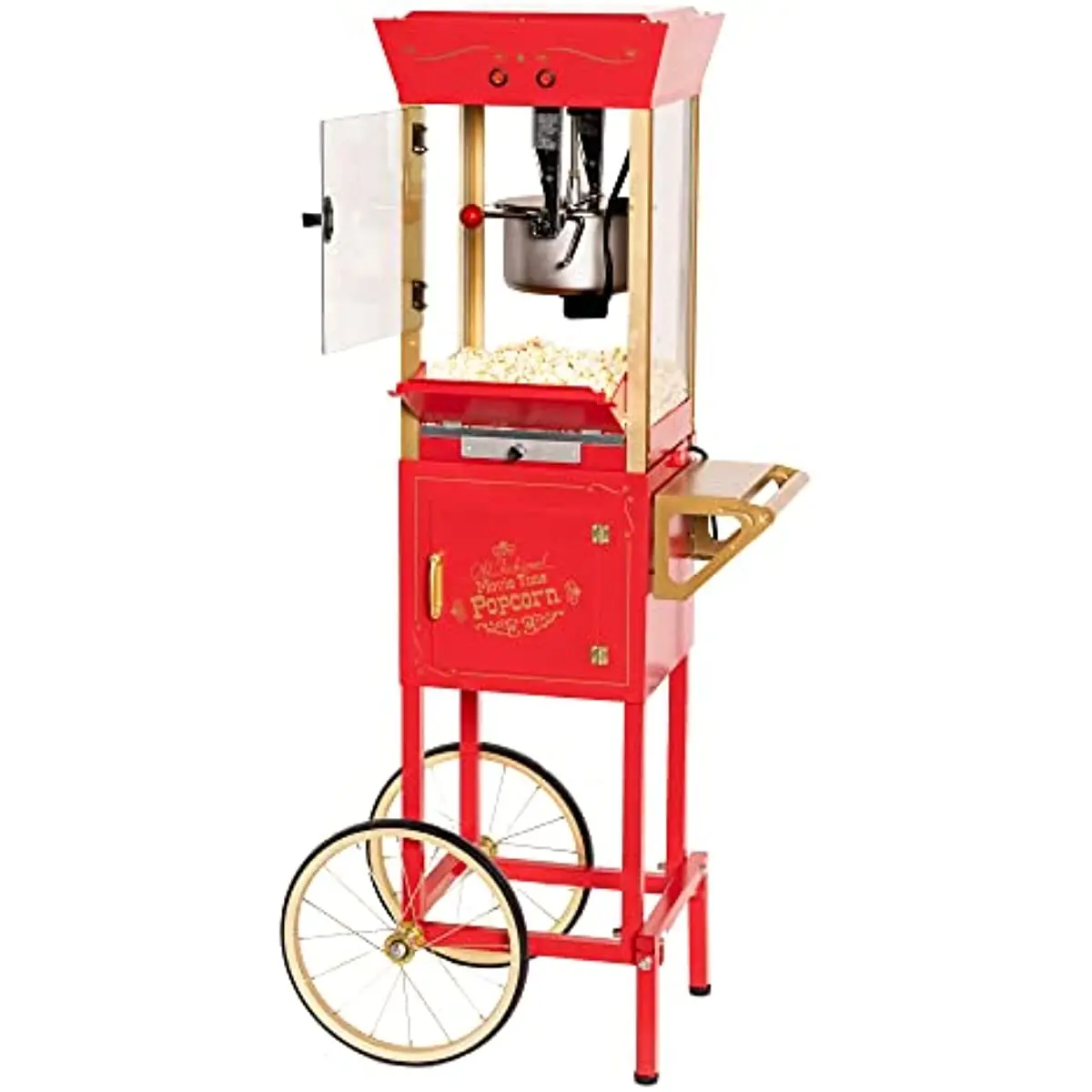 Nostalgia Popcorn Maker Professional Cart - 8 Oz Kettle Makes Up to 32 Cups -Vintage Movie Theater Popcorn Machine
Nostalgia Popcorn Maker Professional Cart - 8 Oz Kettle Makes Up to 32 Cups -Vintage Movie Theater Popcorn Machine