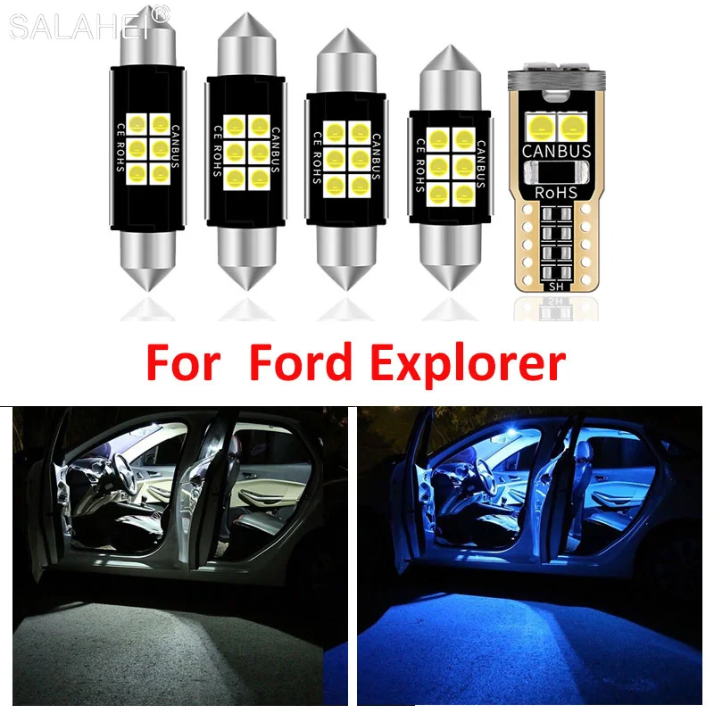 10pcs White Bulbs Car LED Light Interior Kit For Ford Explorer 2006 2007 2008 2009 2010 Map Dome License Plate Lamp Ford-B-12
10pcs White Bulbs Car LED Light Interior Kit For Ford Explorer 2006 2007 2008 2009 2010 Map Dome License Plate Lamp Ford-B-12