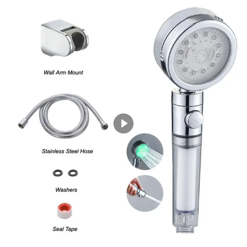 High Pressure Shower Head Water Saving Rainfall Filter Bathroom Accessories Spa Rain Portable Showerhead Handheld Shower Nozzle
High Pressure Shower Head Water Saving Rainfall Filter Bathroom Accessories Spa Rain Portable Showerhead Handheld Shower Nozzle