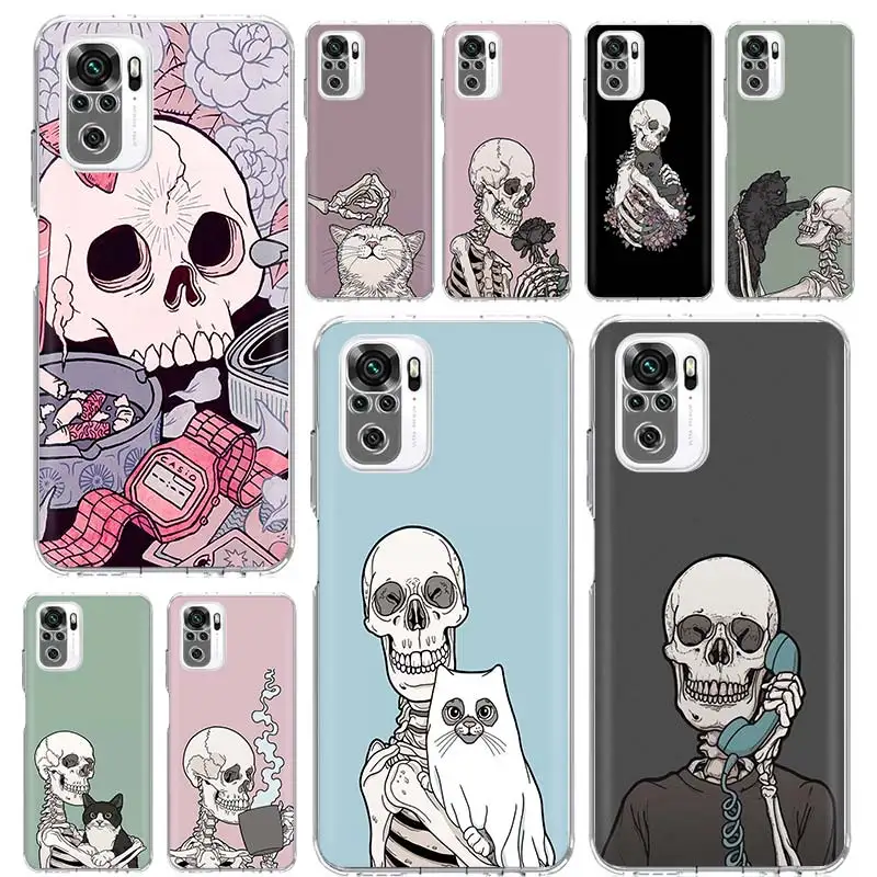 Horror Skull Flower Phone Case Funda For Xiaomi Redmi Note 11T 11 10 Pro 8 9 Pro 9S 10S 8T 8A 9A 9C K40 7 7A 6 6A Cover Coque
Horror Skull Flower Phone Case Funda For Xiaomi Redmi Note 11T 11 10 Pro 8 9 Pro 9S 10S 8T 8A 9A 9C K40 7 7A 6 6A Cover Coque