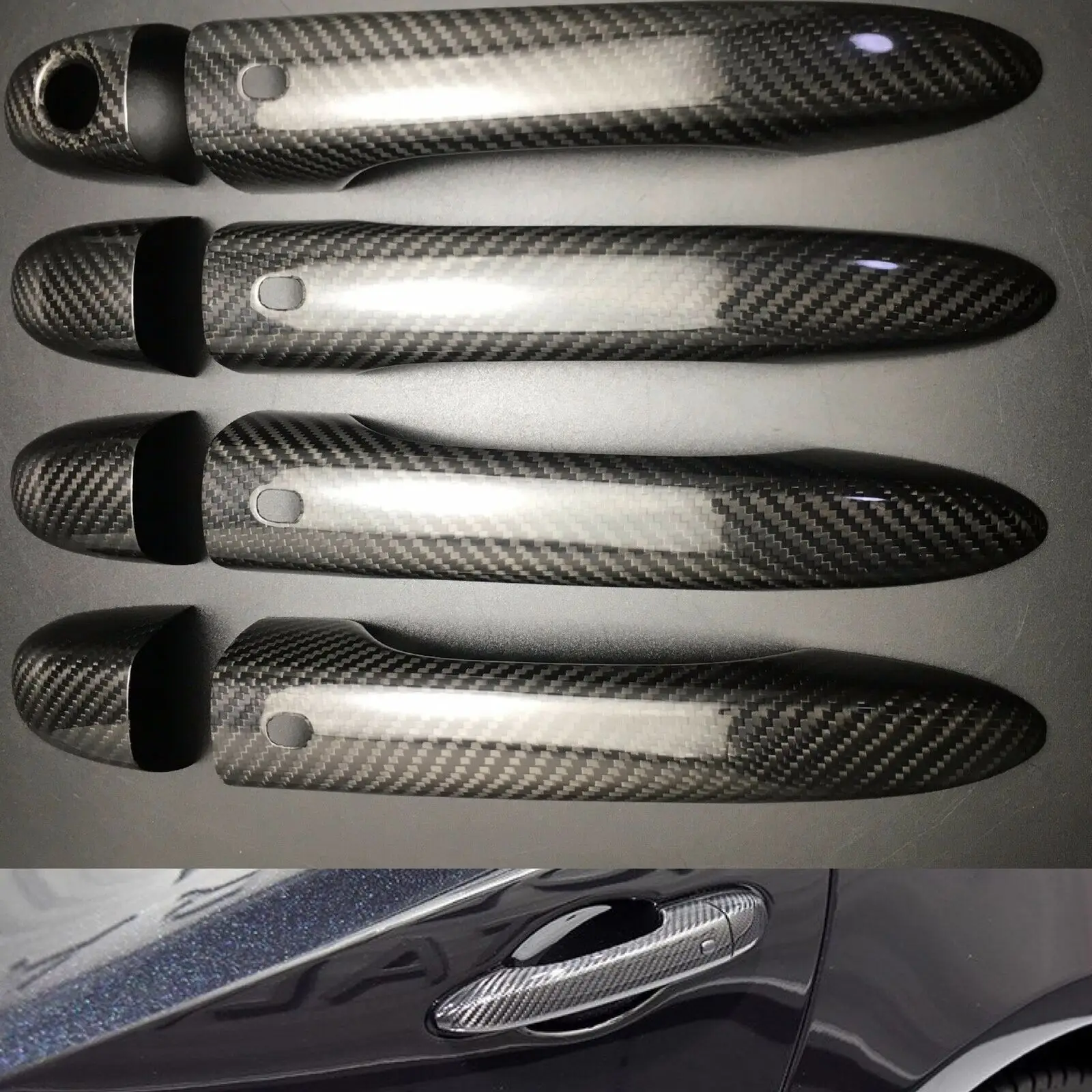 8PCS Real Carbon Fiber Door Handle Cover Trim External Accessories Fit for Maserati Ghibli 2013-2018
8PCS Real Carbon Fiber Door Handle Cover Trim External Accessories Fit for Maserati Ghibli 2013-2018