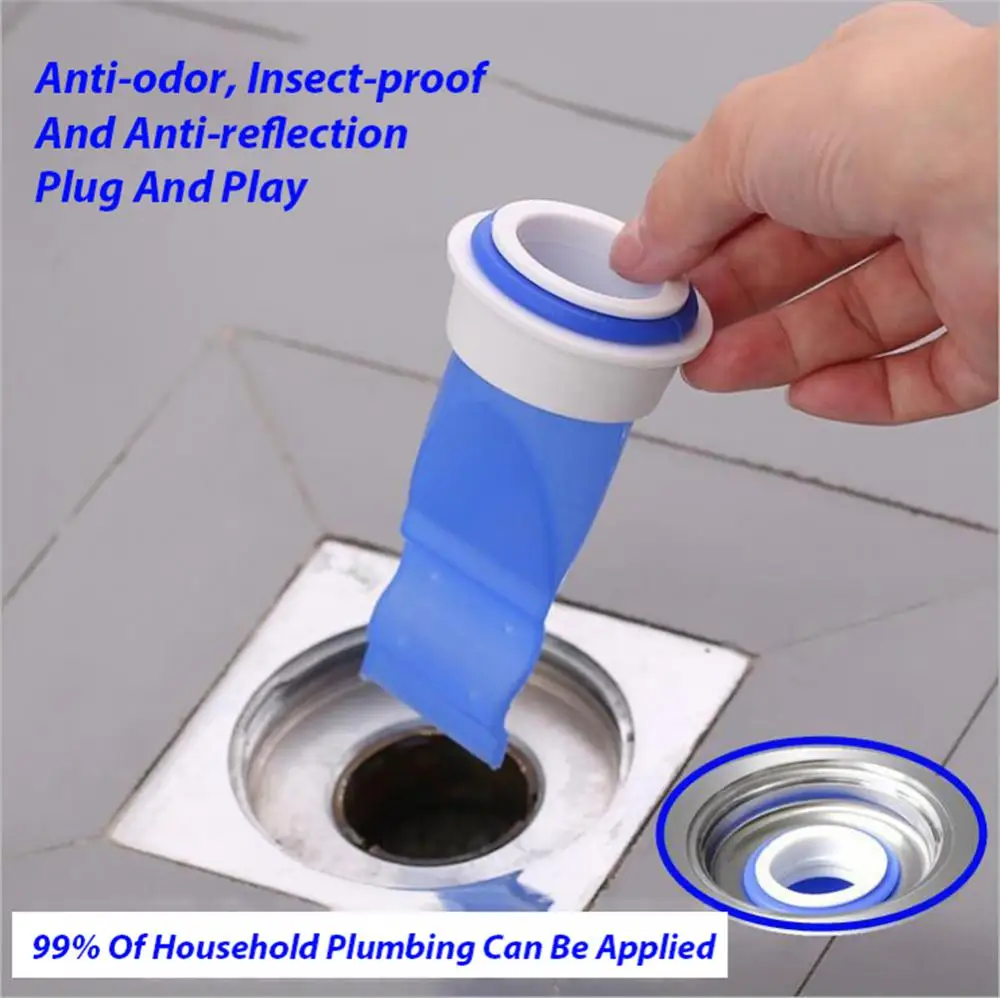Bathroom Accessories Odor Proof Floor Drain Filter Pipe Toilet Kitchen Bathroom Sewer Silica Gel Filter For Sewer Pipe
Bathroom Accessories Odor Proof Floor Drain Filter Pipe Toilet Kitchen Bathroom Sewer Silica Gel Filter For Sewer Pipe