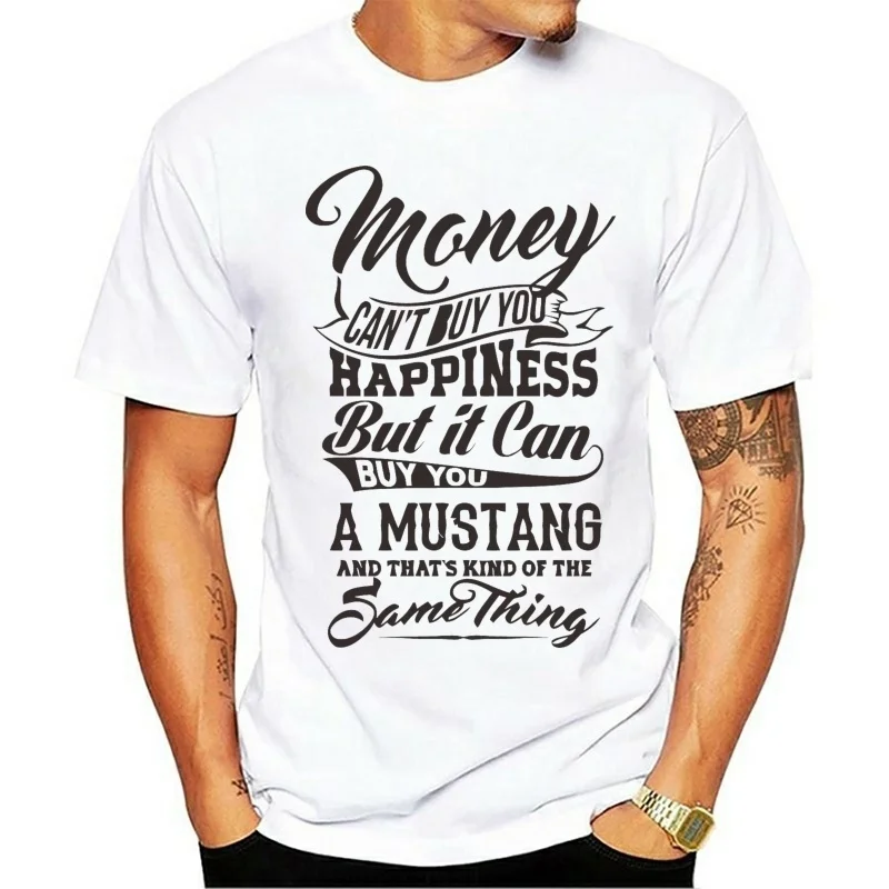 Short Sleeve tshirt Custom Money Can't Buy You Happiness But It Can Buy U A Mustang T Shirt Men Printing large Size Team T-shirt
Short Sleeve tshirt Custom Money Can't Buy You Happiness But It Can Buy U A Mustang T Shirt Men Printing large Size Team T-shirt