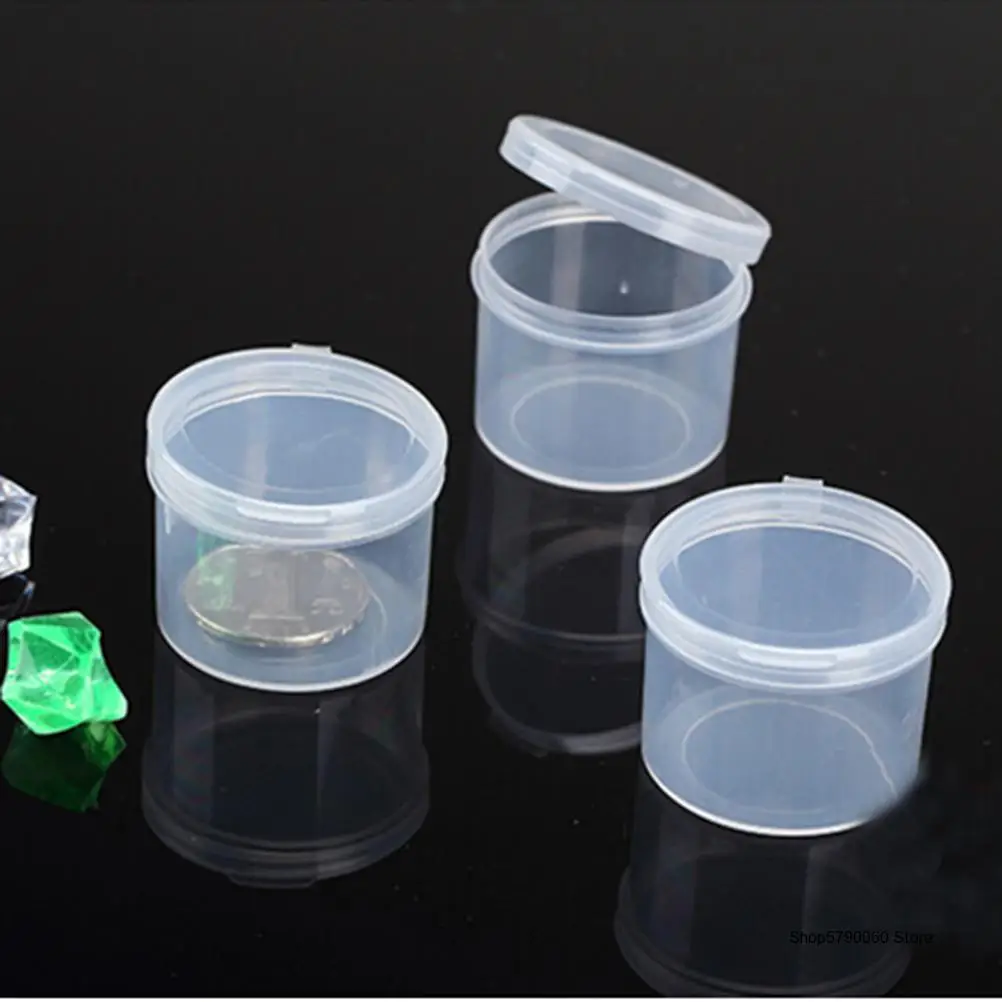 5 PCS/lot Small Round Plastic Clear Transparent With Lid Collection Container Case Storage Box Coin Capsules Holders Collecting
5 PCS/lot Small Round Plastic Clear Transparent With Lid Collection Container Case Storage Box Coin Capsules Holders Collecting