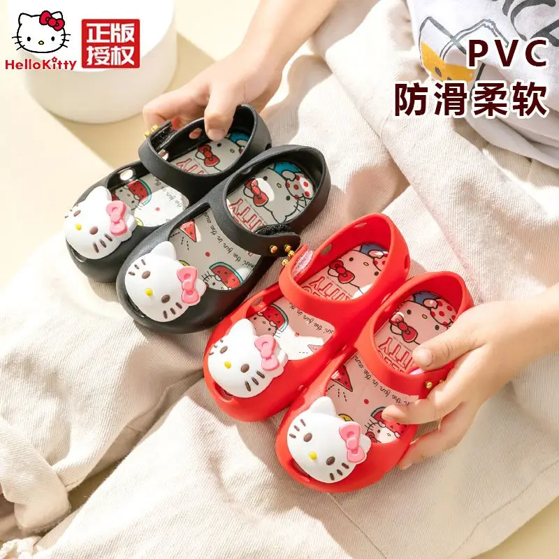 Милые сандалии Sanrio Hellokittyed, детская мультяшная обувь, мягкая подошва, удобная летняя пляжная обувь для девочек Jelly, модная обувь принцессы
Милые сандалии Sanrio Hellokittyed, детская мультяшная обувь, мягкая подошва, удобная летняя пляжная обувь для девочек Jelly, модная обувь принцессы