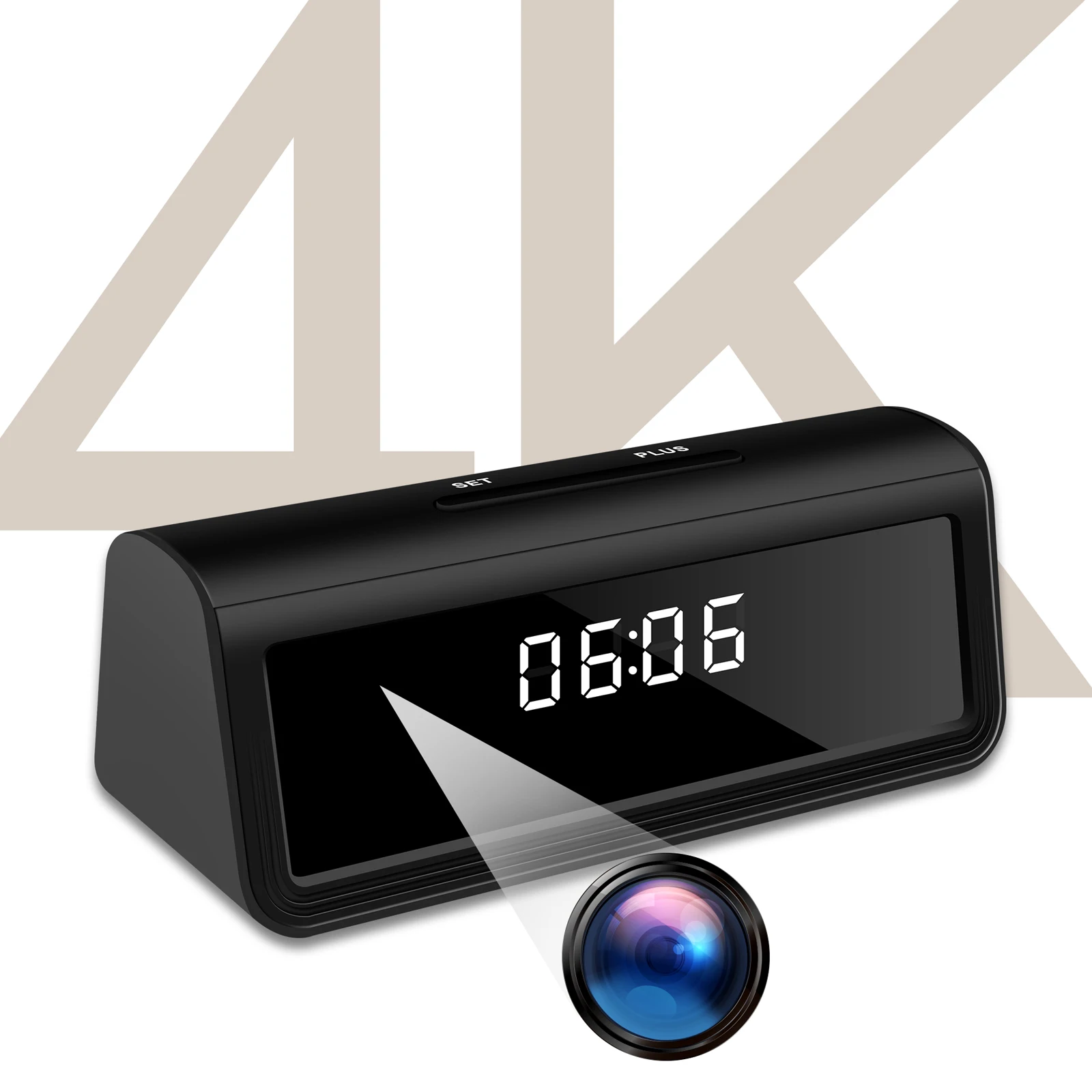 4K Camera Clock Wireless WiFi Home Security Surveillance Nanny Camera with Night Vision 170° Ultra Wide Angle Motion Detection
4K Camera Clock Wireless WiFi Home Security Surveillance Nanny Camera with Night Vision 170° Ultra Wide Angle Motion Detection