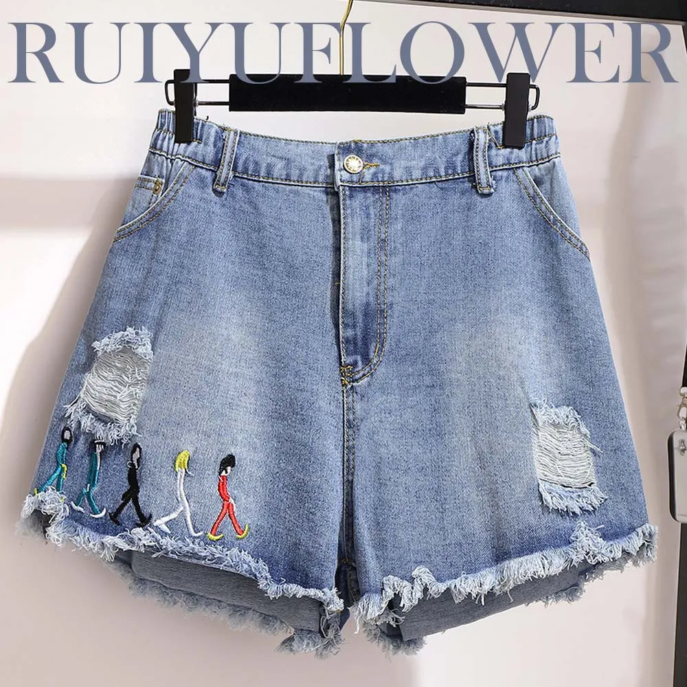 Summer Lady Plus Size Sexy Loose High Waist Lift Hip Shorts Jeans Denim Hot Pants Oversize Large Big Women Clothes Free Shipping
Summer Lady Plus Size Sexy Loose High Waist Lift Hip Shorts Jeans Denim Hot Pants Oversize Large Big Women Clothes Free Shipping