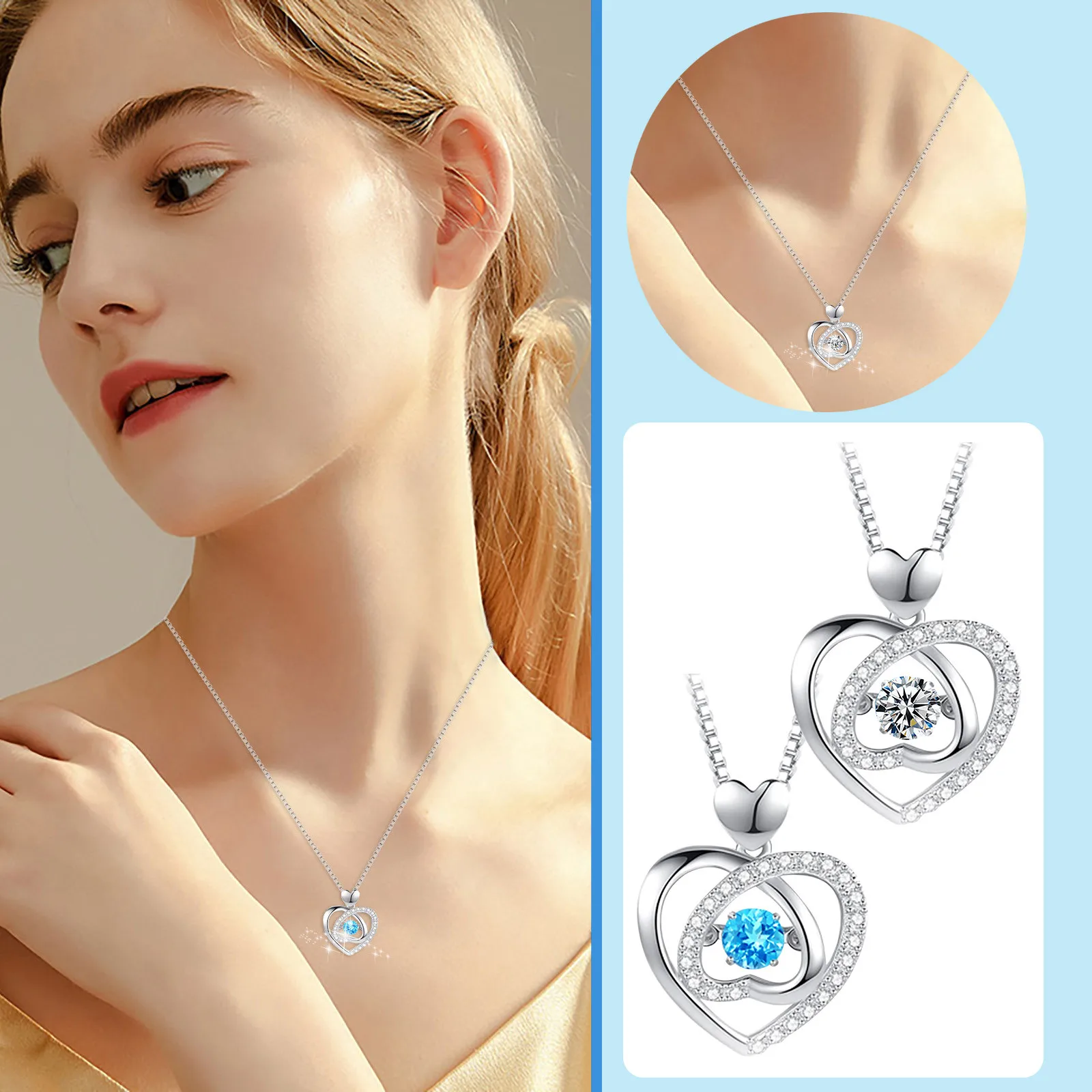 Heart Shaped Pendant Necklace For Women Pendant Women's Necklaces Birthday Gift For Mom Women Wife A Necklace Initial Silver
Heart Shaped Pendant Necklace For Women Pendant Women's Necklaces Birthday Gift For Mom Women Wife A Necklace Initial Silver
