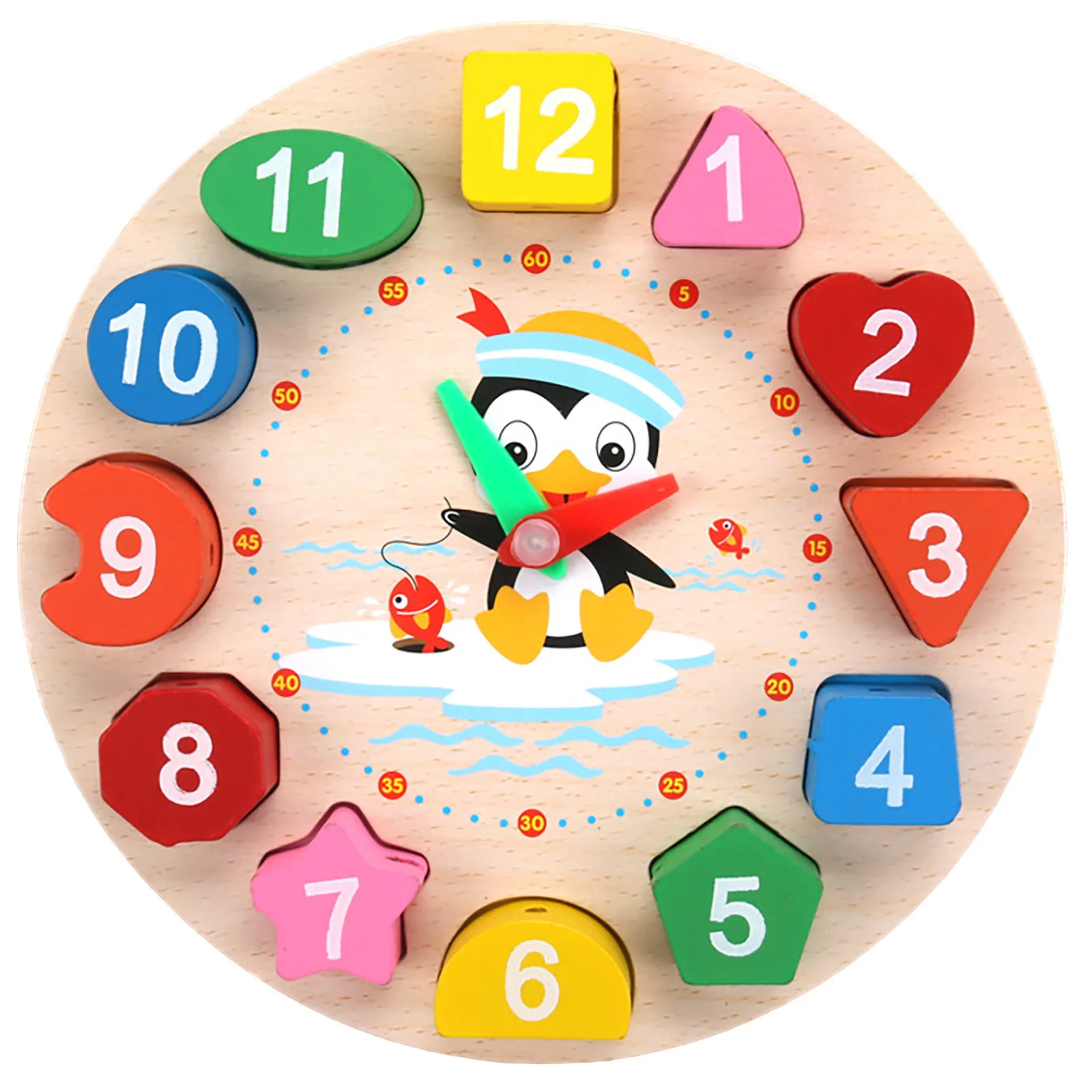 Toy Sets for Toddlers 1-3 Fun Cool Things for A Classroom Puzzle Digital Puzzle Clock Wooden Clock Shape Wood Pairing Three-
Toy Sets for Toddlers 1-3 Fun Cool Things for A Classroom Puzzle Digital Puzzle Clock Wooden Clock Shape Wood Pairing Three-