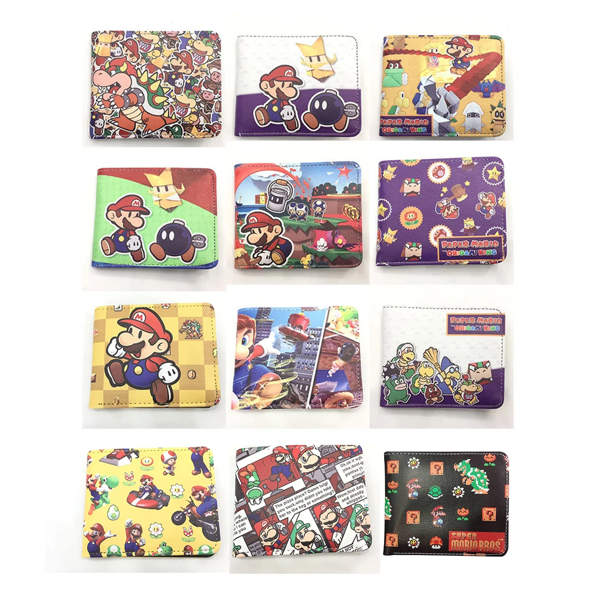 41Styles Anime Super Mario Bros PU Cartoon Game Purse Short Bi-Fold Student Men Women Simple Multi-functional Cards Wallet Gifts
41Styles Anime Super Mario Bros PU Cartoon Game Purse Short Bi-Fold Student Men Women Simple Multi-functional Cards Wallet Gifts