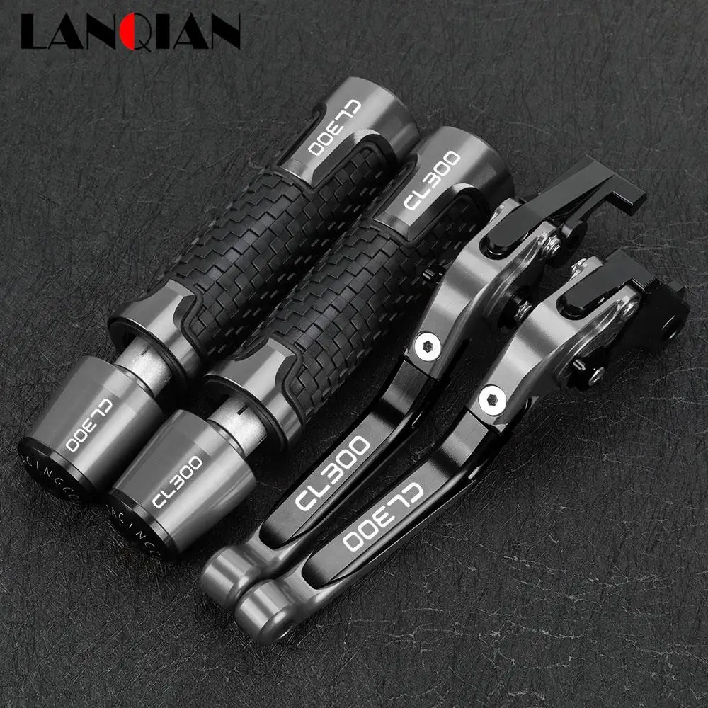 

Motorcycle For Honda CL300 CL 300 2022 2023 2024 Extendable Brake Clutch Levers Handlebar Handle Grips Ends Slider Accessories