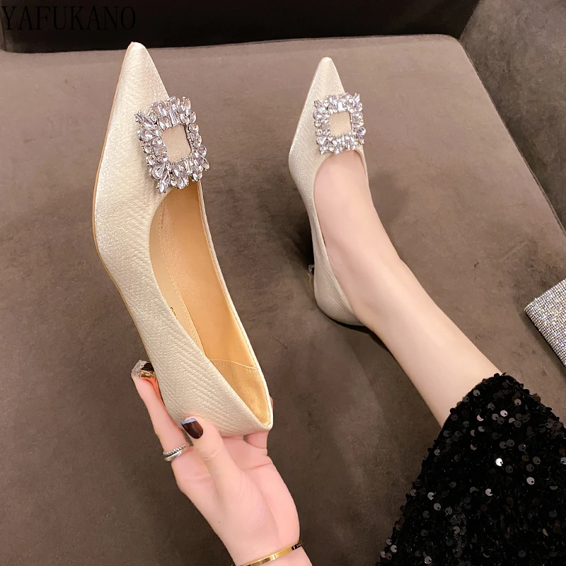 French Style Elegant Party Dress High Heels Designer Lady Work Single Shoes Rhinestone Square Buckle 3cm Low Heel Stiletto Pumps
French Style Elegant Party Dress High Heels Designer Lady Work Single Shoes Rhinestone Square Buckle 3cm Low Heel Stiletto Pumps