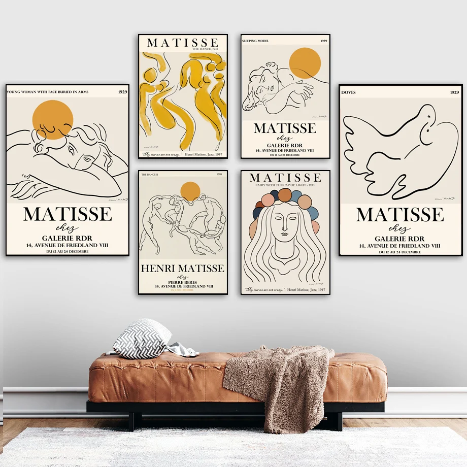 Abstract Matisse Line Girl Bird Vintage Nordic Posters And Prints Wall Art Canvas Painting Wall Pictures For Living Room Decor
Abstract Matisse Line Girl Bird Vintage Nordic Posters And Prints Wall Art Canvas Painting Wall Pictures For Living Room Decor