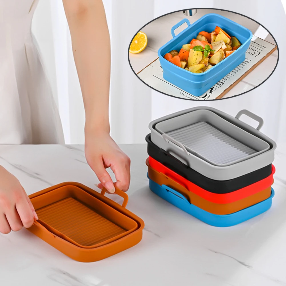 Silicone AirFryer Pot Air Fryers Oven Baking Tray Fried Pizza Chicken Basket Mat Square Round Replacemen Grill Pan Accessories
Silicone AirFryer Pot Air Fryers Oven Baking Tray Fried Pizza Chicken Basket Mat Square Round Replacemen Grill Pan Accessories