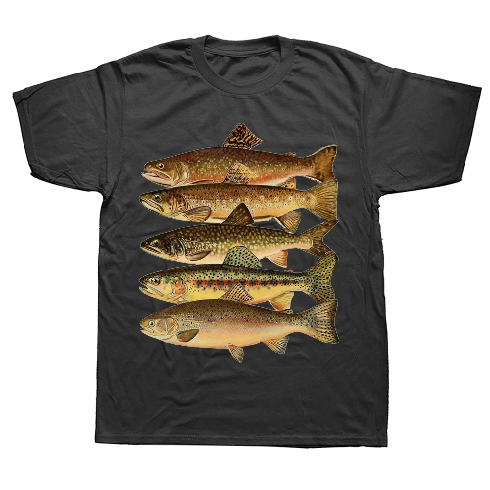 Funny Types of Trout Fish Fly fishing T Shirt Summer Graphic Cotton Streetwear Short Sleeve Birthday Gifts T-shirt Mens Clothing
Funny Types of Trout Fish Fly fishing T Shirt Summer Graphic Cotton Streetwear Short Sleeve Birthday Gifts T-shirt Mens Clothing