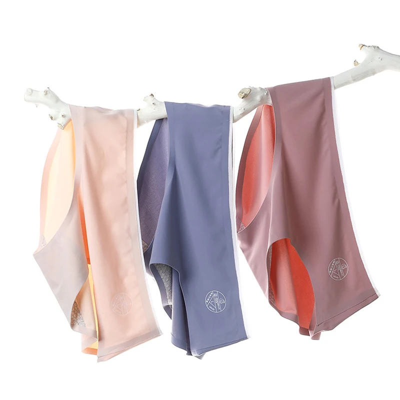 Women Sexy Briefs Ice Silk Seamless Panties Breathable Underwear Cotton Antibacterial Underpants Lingerie 3 Pcs/lot
Women Sexy Briefs Ice Silk Seamless Panties Breathable Underwear Cotton Antibacterial Underpants Lingerie 3 Pcs/lot