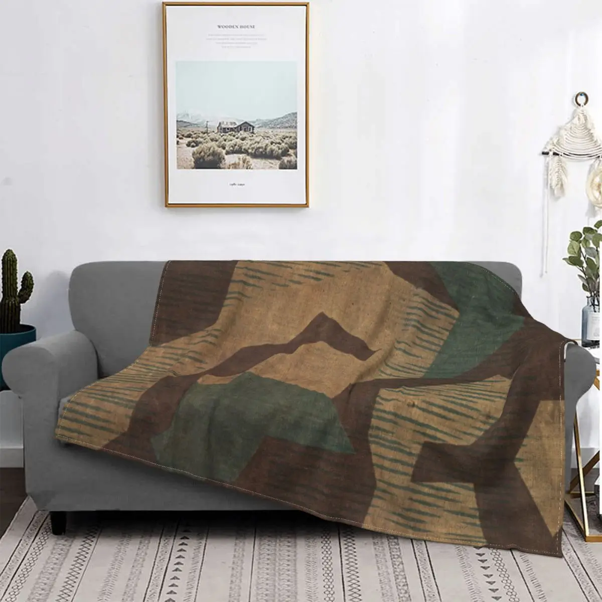 Splintertarn German Camouflage Flannel Throw Blankets Army Military Camo Blanket for Sofa Car Super Soft Bedding Throws
Splintertarn German Camouflage Flannel Throw Blankets Army Military Camo Blanket for Sofa Car Super Soft Bedding Throws