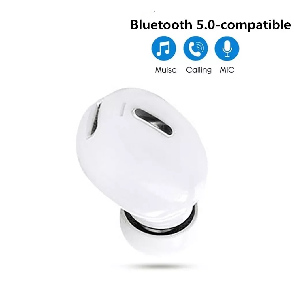Mini In-Ear 5.0 Bluetooth Earphone HiFi Wireless Headset With Mic Sports Earbuds Handsfree Stereo Sound Earphones for all phones
Mini In-Ear 5.0 Bluetooth Earphone HiFi Wireless Headset With Mic Sports Earbuds Handsfree Stereo Sound Earphones for all phones