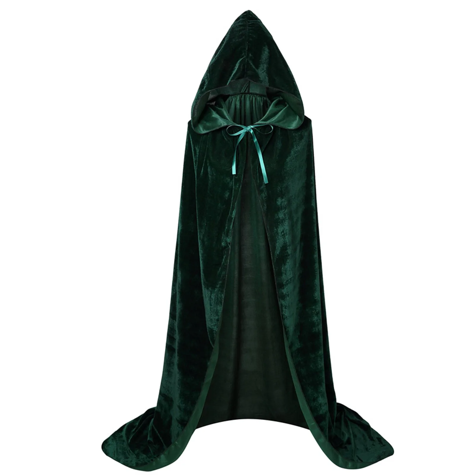 

Детская Вельветовая накидка на Хэллоуин с капюшоном средневековый костюм ведьма Wicca костюм вампира на хэллоуин длинное платье пальто