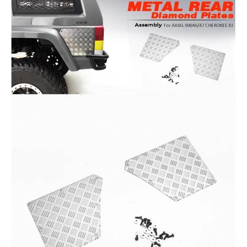 1/10 Axial XJ Cherokee Body Shell Diamond Plate for Remote Control Car SCX10 II 90046 90047 Rc Car Toys Upgrades
1/10 Axial XJ Cherokee Body Shell Diamond Plate for Remote Control Car SCX10 II 90046 90047 Rc Car Toys Upgrades
