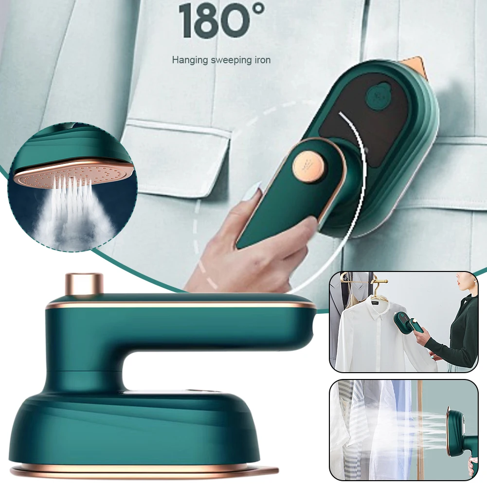 2 In 1 Garment Steamer Mini Handheld Wrinkle Remover Wet & Dry Ironing Machine With 180 Degrees Rotating Handle For Home Travel
2 In 1 Garment Steamer Mini Handheld Wrinkle Remover Wet & Dry Ironing Machine With 180 Degrees Rotating Handle For Home Travel