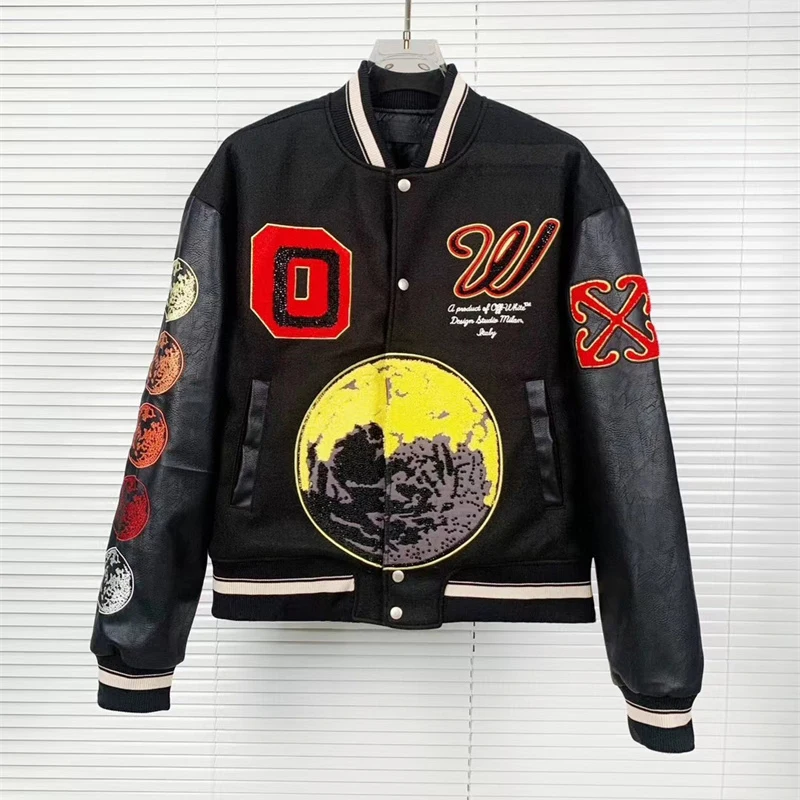 2023ss New Embroidery Leather Diamond Thickening High Quality Men And Women Baseball Uniforms Jackets
2023ss New Embroidery Leather Diamond Thickening High Quality Men And Women Baseball Uniforms Jackets