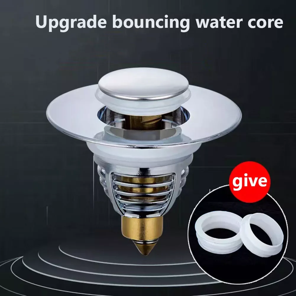RVS Pop-Up Bounce Core Wastafel Afvoer Filter Haar Catcher Douche Gootsteenzeefje Bad Stopper Badkamer Tool
RVS Pop-Up Bounce Core Wastafel Afvoer Filter Haar Catcher Douche Gootsteenzeefje Bad Stopper Badkamer Tool
