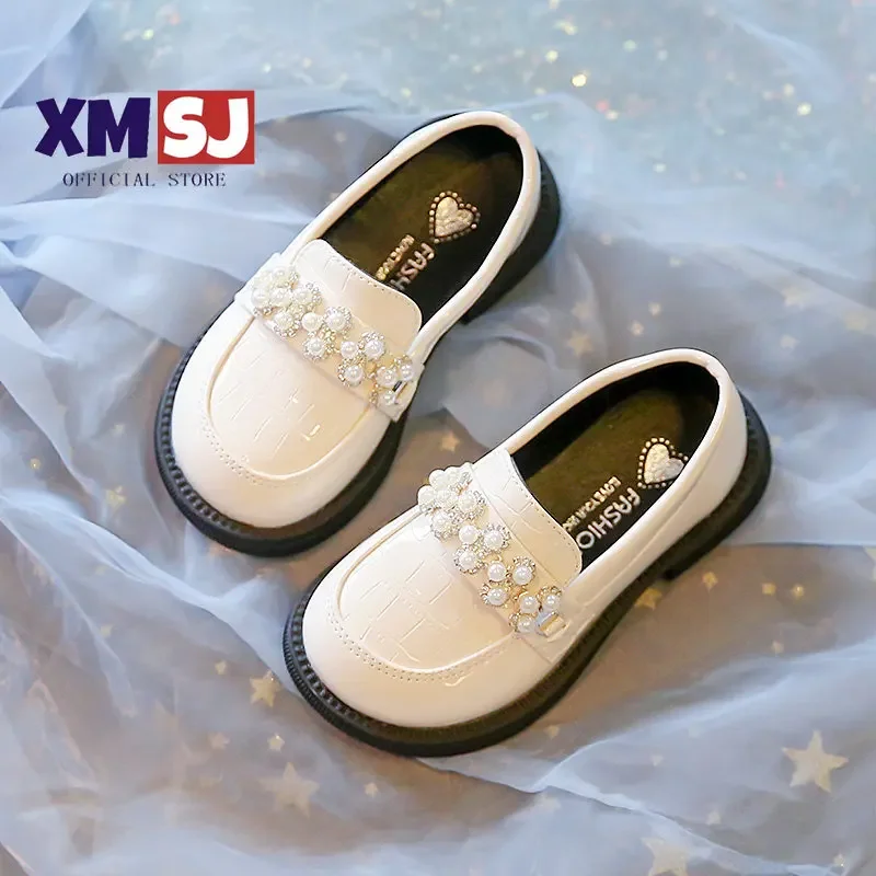Autumn Girl's Laofers Pearl Morden Three Colors Children Leather Shoes 23-35 Slip-on Round Toe School Sweet Kids Casual Shoe
Autumn Girl's Laofers Pearl Morden Three Colors Children Leather Shoes 23-35 Slip-on Round Toe School Sweet Kids Casual Shoe