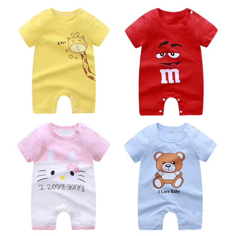 2021 Casual Baby Rompers Boys Girls Summer Clothes Cartoon Cotton Cotton Infant Crawl Clothes Newborn Bodysuits Funny Outfit
2021 Casual Baby Rompers Boys Girls Summer Clothes Cartoon Cotton Cotton Infant Crawl Clothes Newborn Bodysuits Funny Outfit
