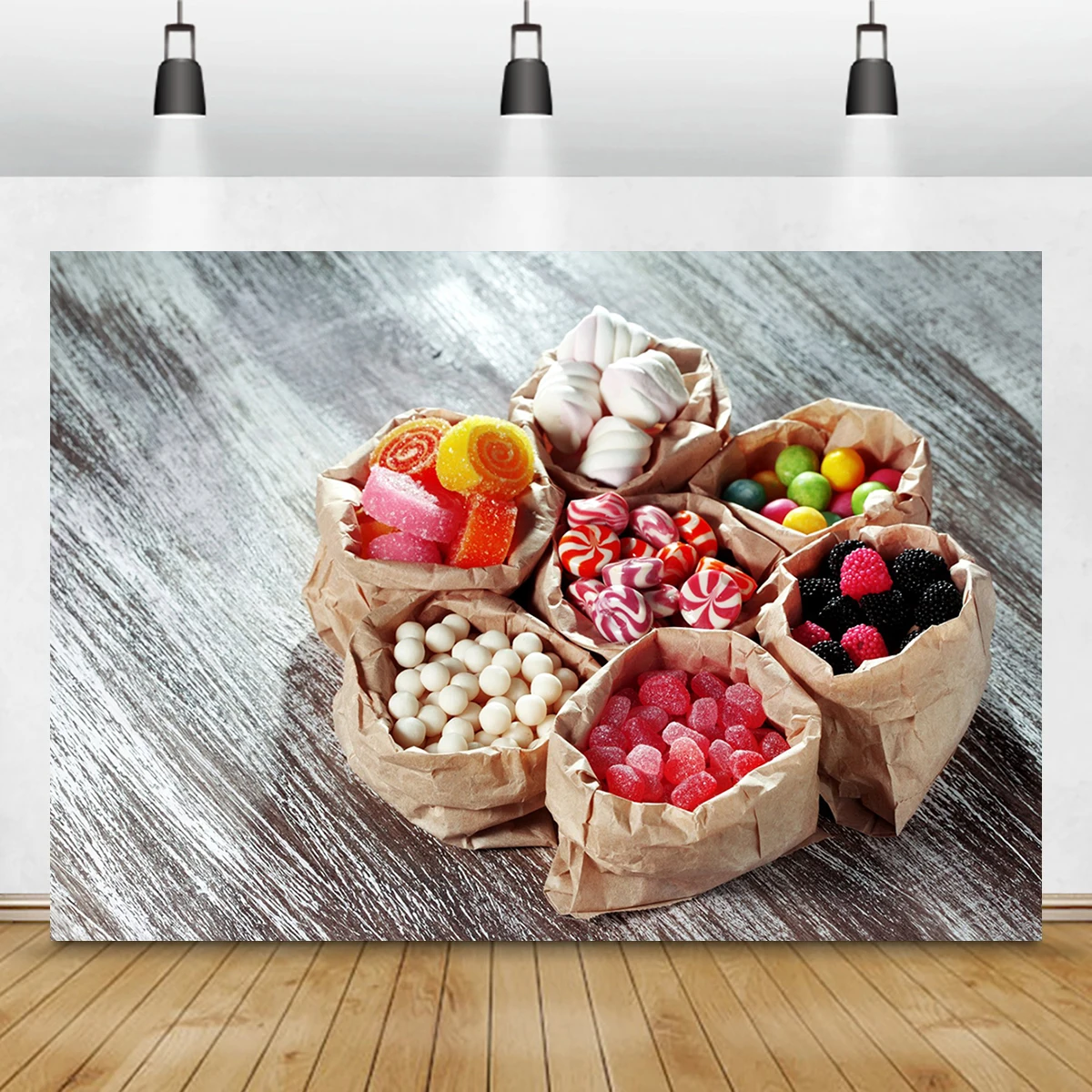 10x6ft Colorful Lollipop Candy Sugar Chocolate Backdrop Kids Birthday Party Decoration Photography Advertising Banner For Show
10x6ft Colorful Lollipop Candy Sugar Chocolate Backdrop Kids Birthday Party Decoration Photography Advertising Banner For Show