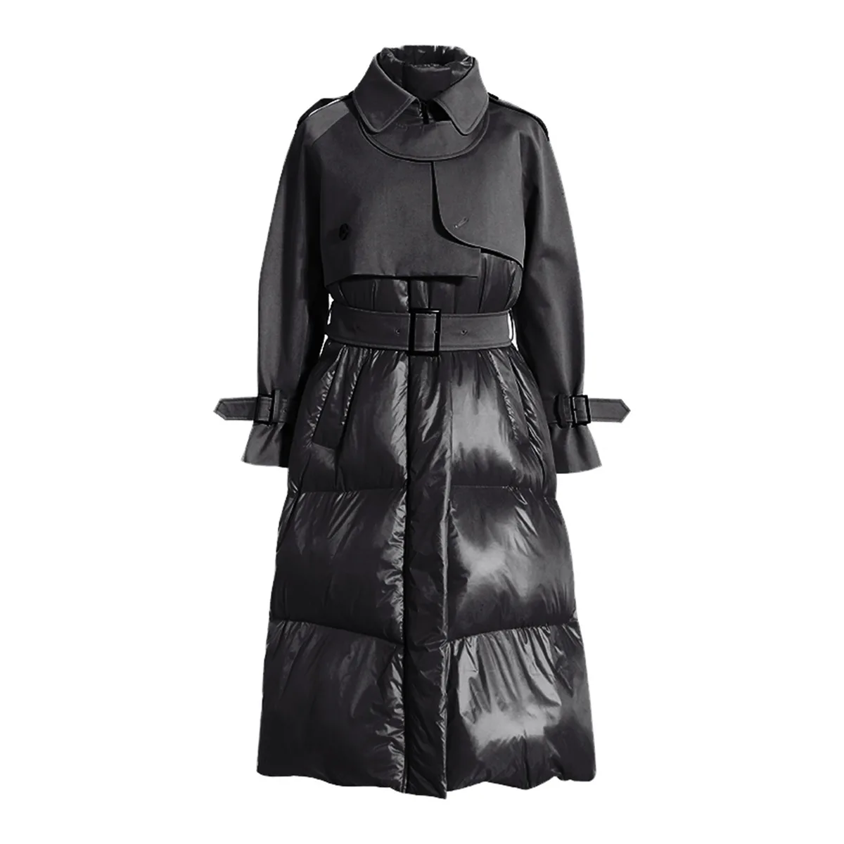 SuperAen Long Cotton Jacket Women's 2022 Winter New High Collar Windbreaker Splicing Cotton Jacket Two Piece Thick Coat
SuperAen Long Cotton Jacket Women's 2022 Winter New High Collar Windbreaker Splicing Cotton Jacket Two Piece Thick Coat