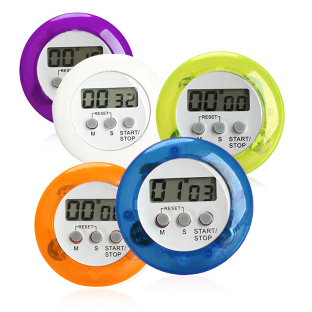 

Electronic Kitchen Timer LCD Display Large Screen Electronic Timer Positive Negative Baking Timer Reminder Timing Big Loud Alarm